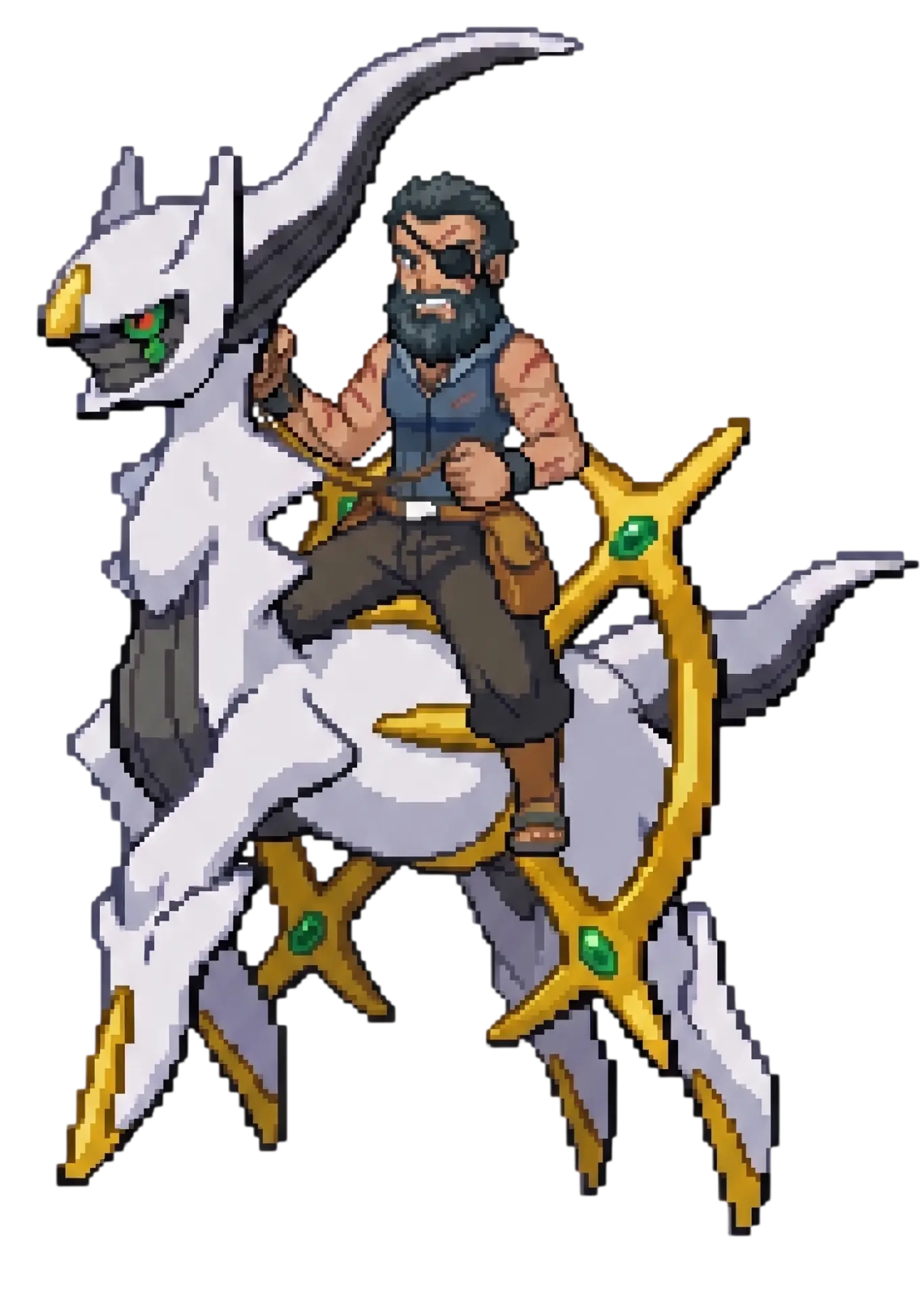 PokeMestre montado em Arceus