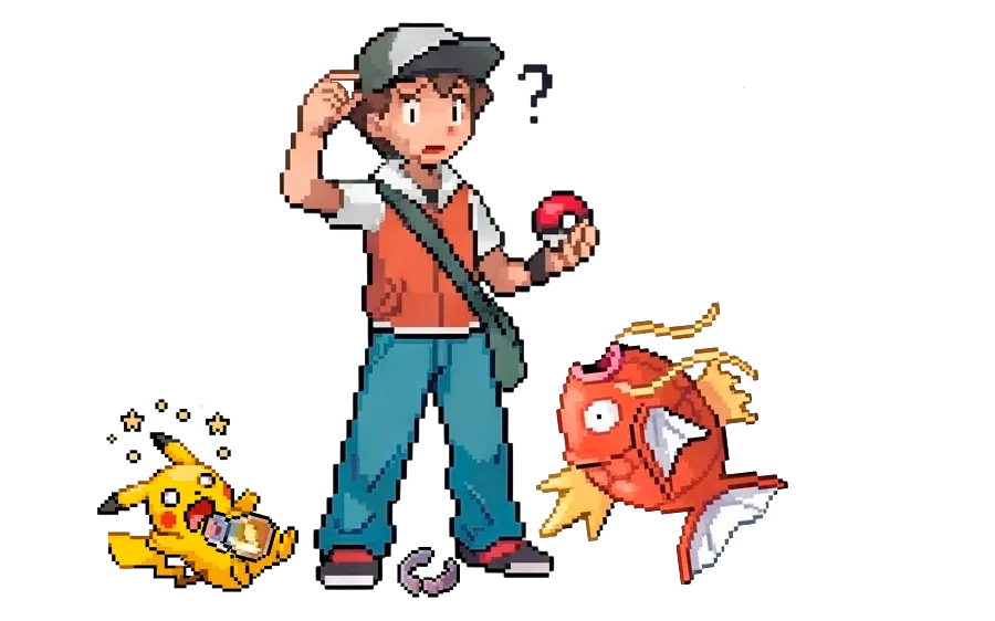 Treinador noob confuso com Magikarp